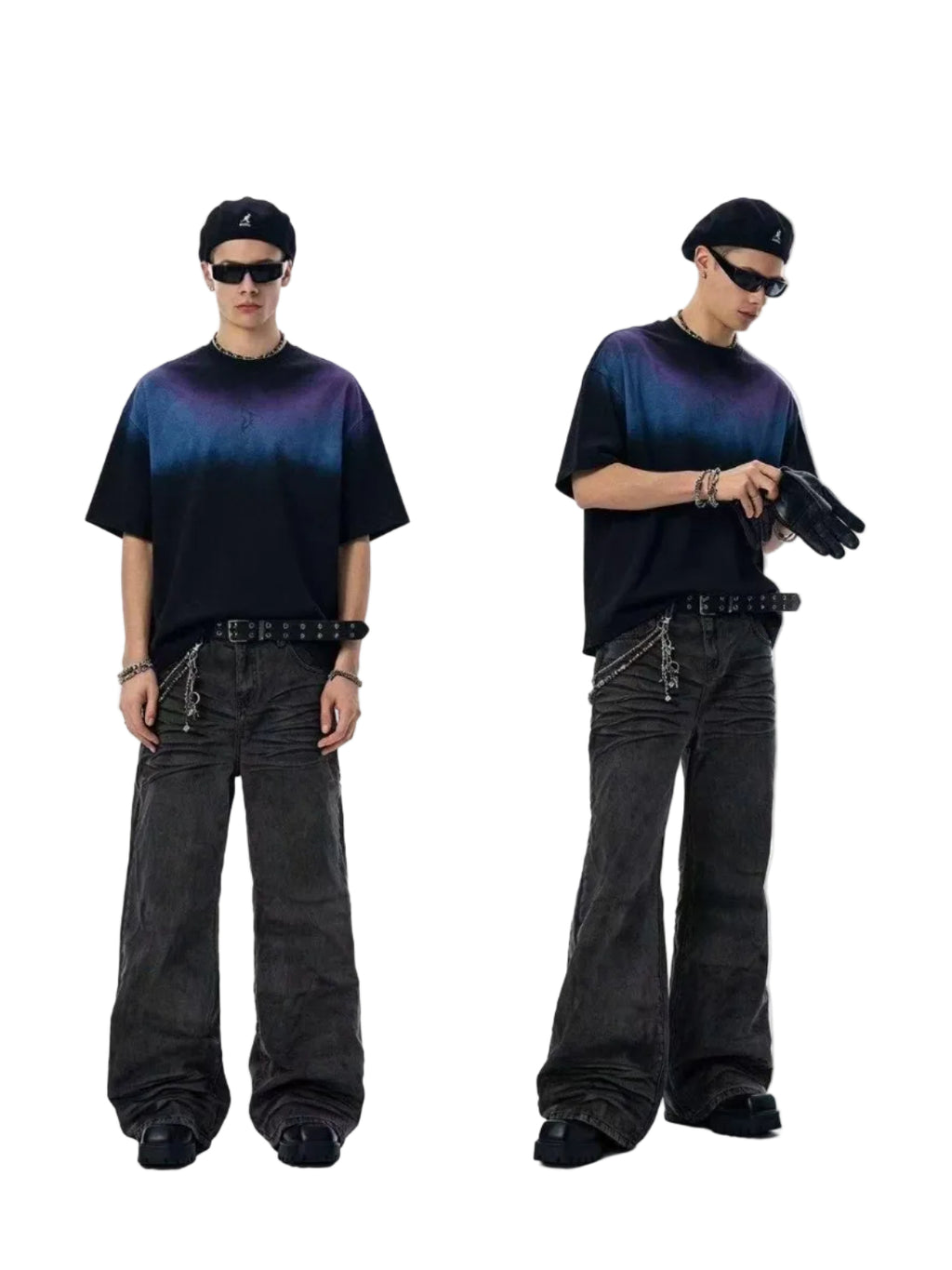 JZZW Gradient Dye Oversized Tee