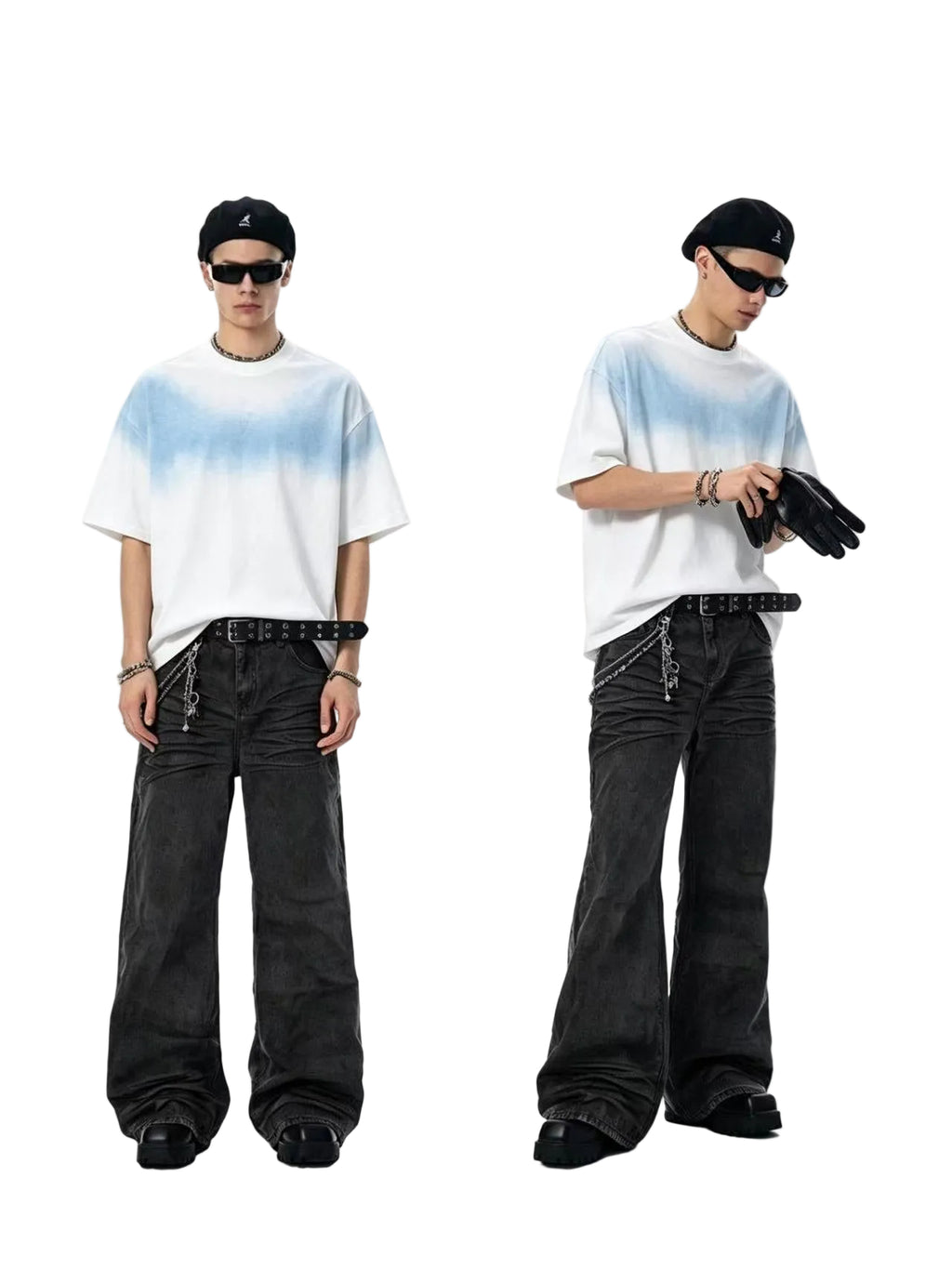 JZZW Gradient Dye Oversized Tee