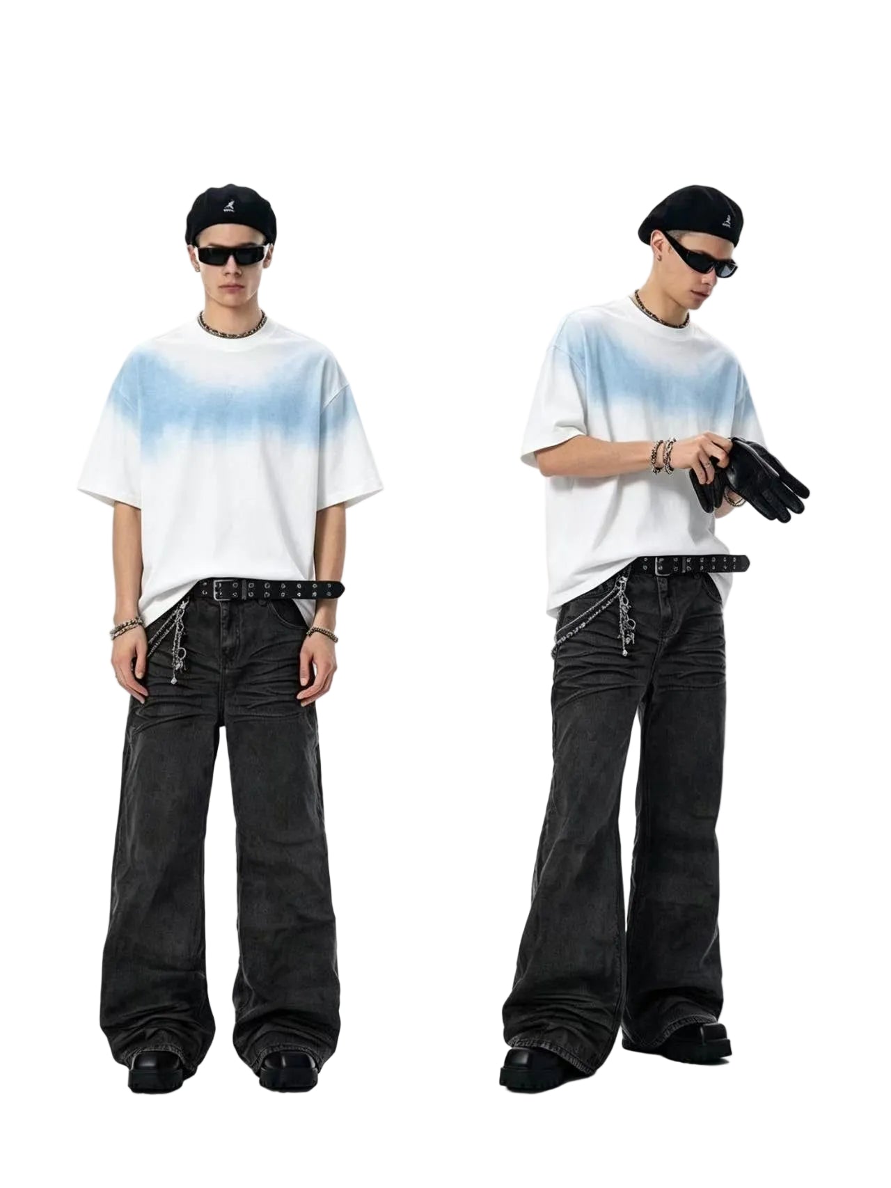 JZZW Gradient Dye Oversized Tee